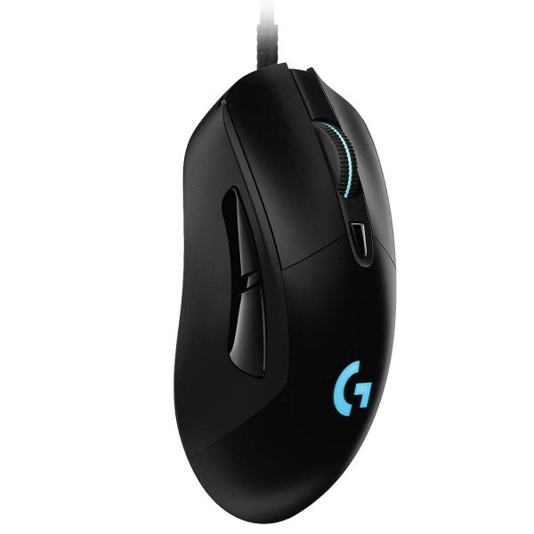 LOGITECH G403 HERO LIGHTSYNC Corded Gaming Mouse - BLACK - USB - EER2