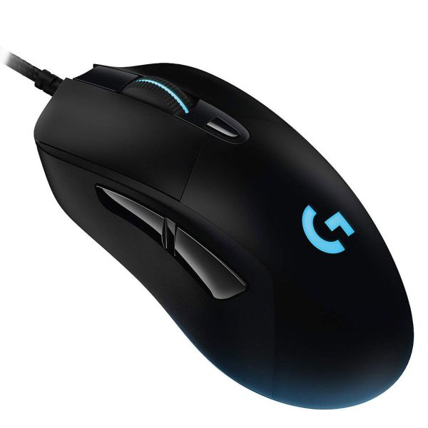 LOGITECH G403 HERO LIGHTSYNC Corded Gaming Mouse - BLACK - USB - EER2