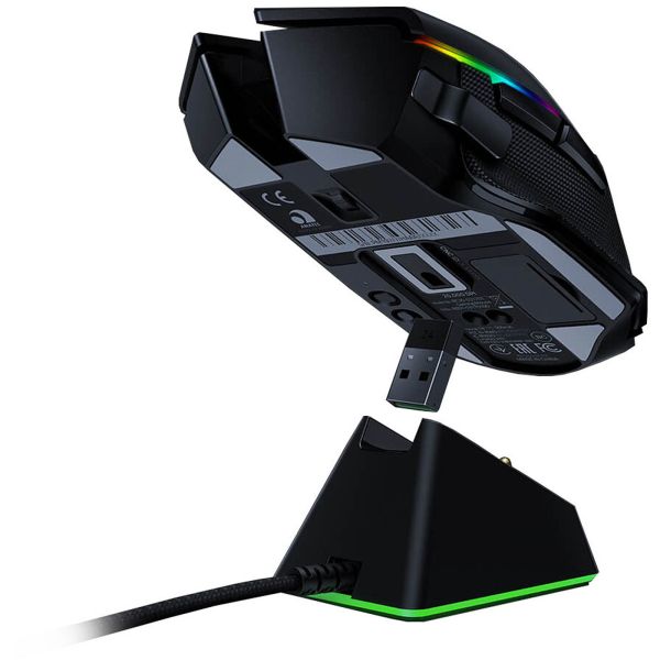 Razer Gaming Mouse Basilisk Ultimate & Mouse Dock WL RGB Black RZ01-03170100-R3G1