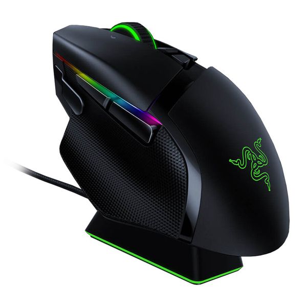 Razer Gaming Mouse Basilisk Ultimate & Mouse Dock WL RGB Black RZ01-03170100-R3G1