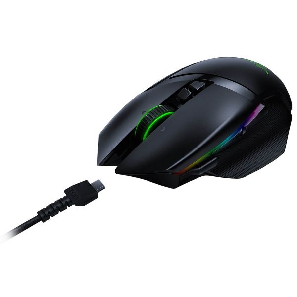 Razer Gaming Mouse Basilisk Ultimate & Mouse Dock WL RGB Black RZ01-03170100-R3G1