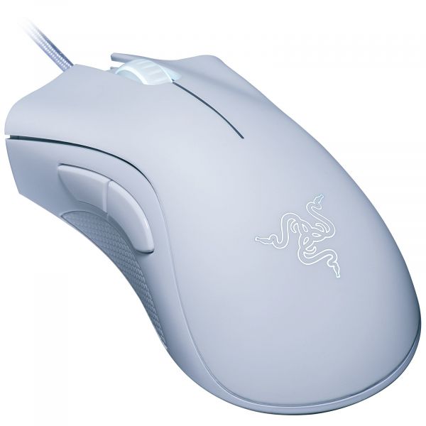 Razer Mouse DeathAdder Essential Ed., White LED, USB-A, white