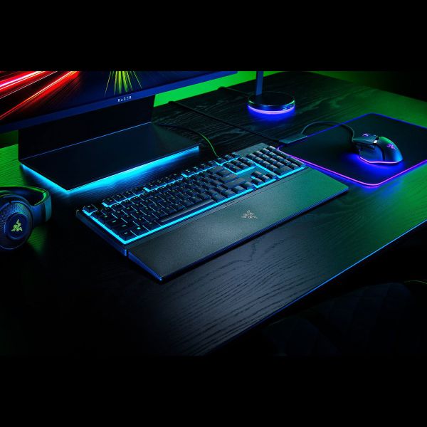 Razer Keyboard membrane Ornata V3 X 104key, USB-A, EN/RU, RGB, black
