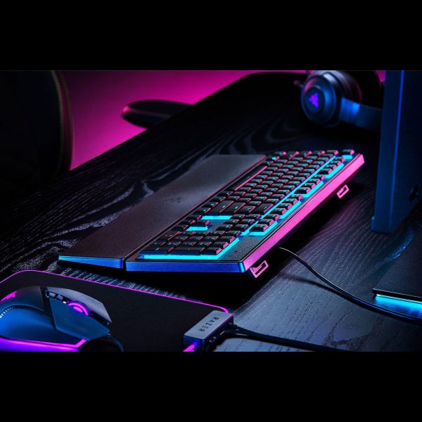 Razer Keyboard membrane Ornata V3 X 104key, USB-A, EN/RU, RGB, black