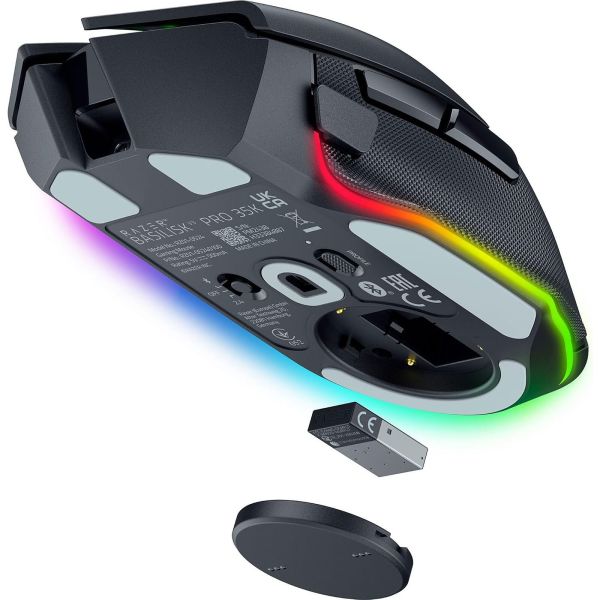 Razer Mouse Basilisk V3 Pro 35K, RGB, USB-A/WL/BT, black