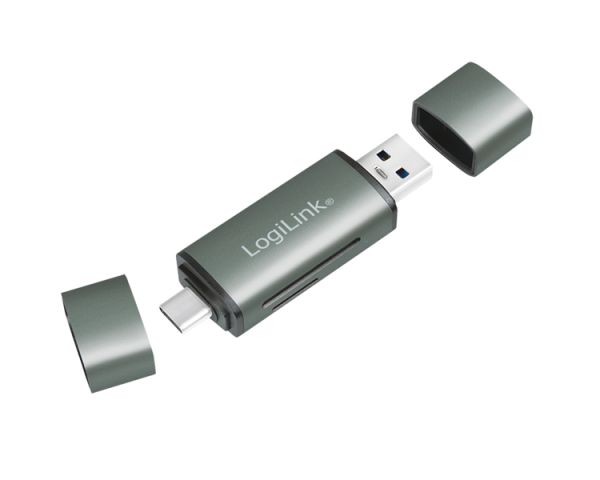 Card reader: Logilink CR0043 USB 3.2 Gen1 card reader for SD and microSD card
