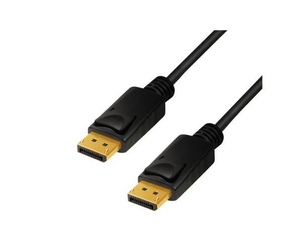 Cable: Logilink CV0121 8K/60Hz DisplayPort Cable Black 3m