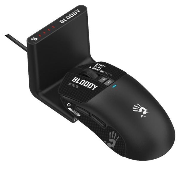 Mouse: A4Tech Bloody R72 Ultra Duo Dual Mode Wireless Gaming Mouse Black