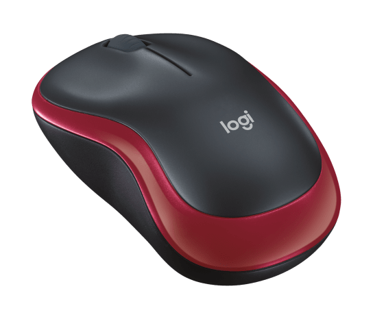 LOGITECH M185 Wireless Mouse - RED - EER2