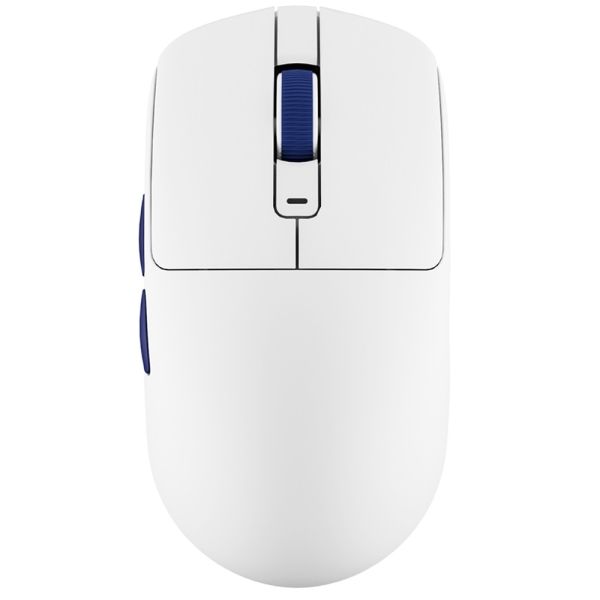 Royal Kludge RK M30 Gaming Mouse Wireless, 2.4GHz, Bluetooth, USB White Blue