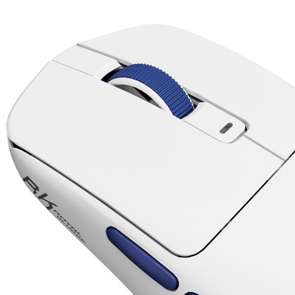 Royal Kludge RK M30 Gaming Mouse Wireless, 2.4GHz, Bluetooth, USB White Blue