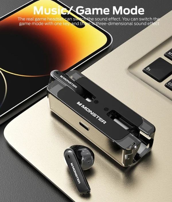 MONSTER  Half-in-Ear TWS XKT08