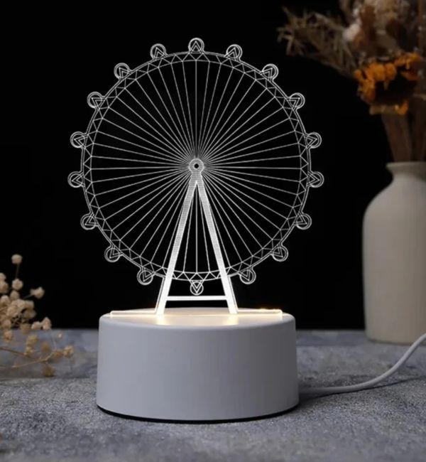 3d illusion led night lamp