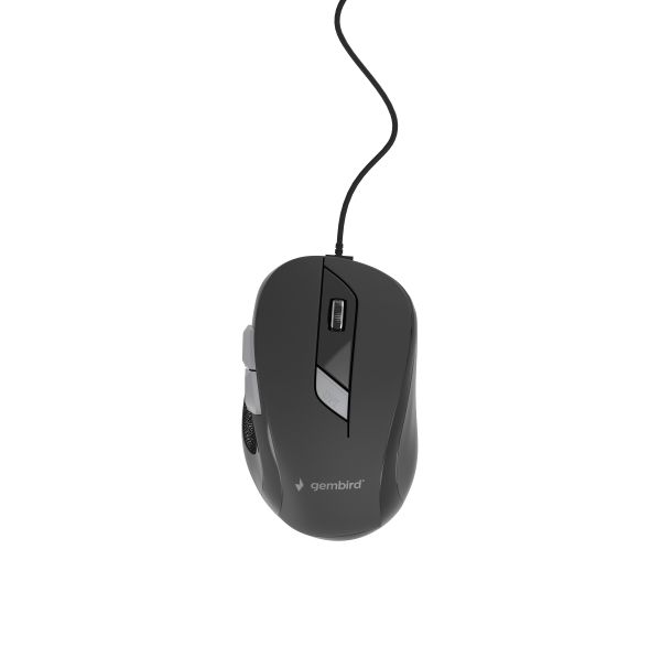 Mouse: Gembird MUS-6B-01 Wired optical mouse Black