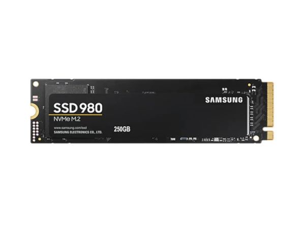 Hard drive: Samsung 980 250GB SSD M.2 PCIe - MZ-V8V250BW