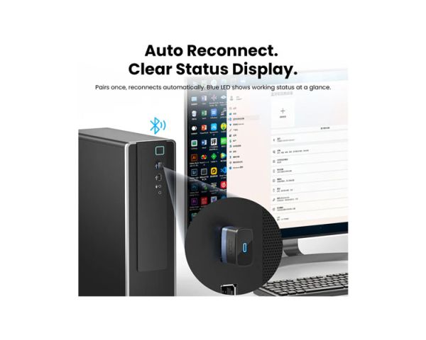 Bluetooth: Vention NANB0 Bluetooth 6.0 USB Adapter Black
