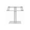 Notebook stand: Gembird NBS-D1-02 Height adjustable notebook riser stand silver