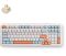 keyboard MCHOSE K99 V2, Icy Creamsicle, USB-A/WL/BT, RGB, Horizon Orange