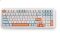 keyboard MCHOSE K99 V2, Icy Creamsicle, USB-A/WL/BT, RGB, Horizon Orange