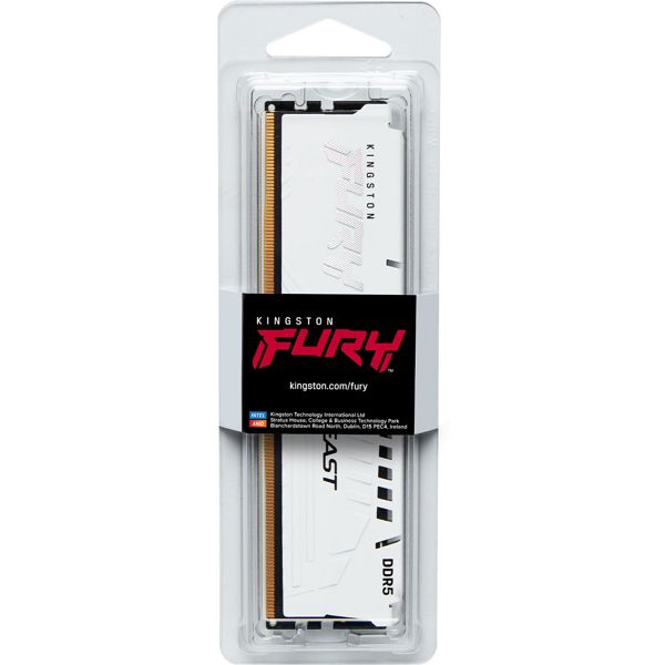 Kingston FURY White 16GB 5200MHz DDR5 DIMM CL36 1Rx8 2G x 64-Bit