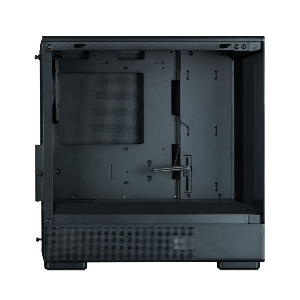 Zalman PC case P10 without PSU, 1xUSB3.0, 1xUSBType-C, 1x120mm ARGB, VGA 384mm, LCS ready, TG Side Panel, mATX, black
