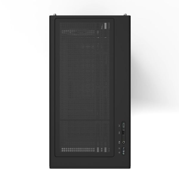 Zalman PC case P10 without PSU, 1xUSB3.0, 1xUSBType-C, 1x120mm ARGB, VGA 384mm, LCS ready, TG Side Panel, mATX, black