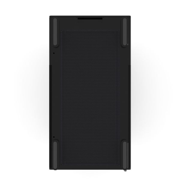 Zalman PC case P10 without PSU, 1xUSB3.0, 1xUSBType-C, 1x120mm ARGB, VGA 384mm, LCS ready, TG Side Panel, mATX, black