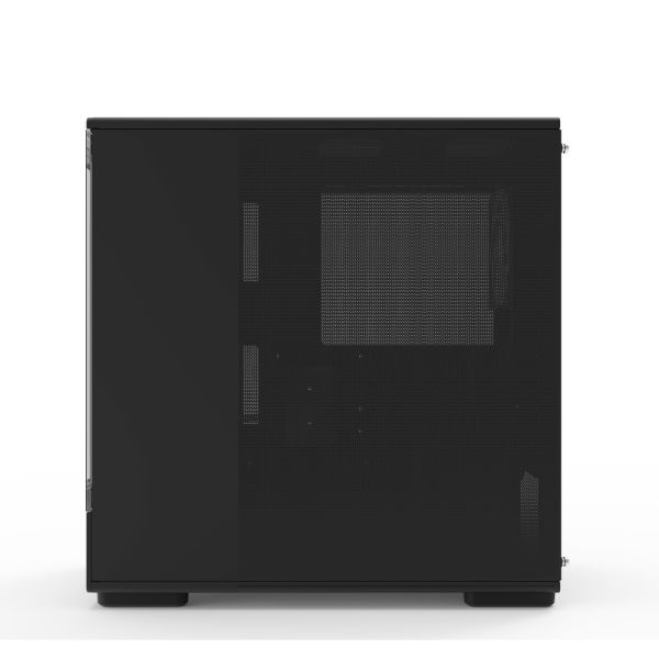 Zalman PC case P10 without PSU, 1xUSB3.0, 1xUSBType-C, 1x120mm ARGB, VGA 384mm, LCS ready, TG Side Panel, mATX, black
