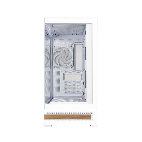 Zalman PC case  P40 NAMU without PSU, 2xUSB3.0, 1x Type C, 3x120mm ARGB Reverse,  1x120mm ARGB, VGA 420mm, LCS ready, TG Side/Front Panel, ATX, white