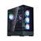 Zalman PC case P40 Prism without PSU, 2xUSB3.0, 1xUSBType-C, 1x120mm ARGB, VGA 420мм, LCS ready, TG 3x Panels, ATX, black