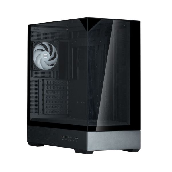 Zalman PC case P40 Prism without PSU, 2xUSB3.0, 1xUSBType-C, 1x120mm ARGB, VGA 420мм, LCS ready, TG 3x Panels, ATX, black