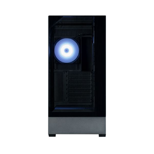Zalman PC case P40 Prism without PSU, 2xUSB3.0, 1xUSBType-C, 1x120mm ARGB, VGA 420мм, LCS ready, TG 3x Panels, ATX, black