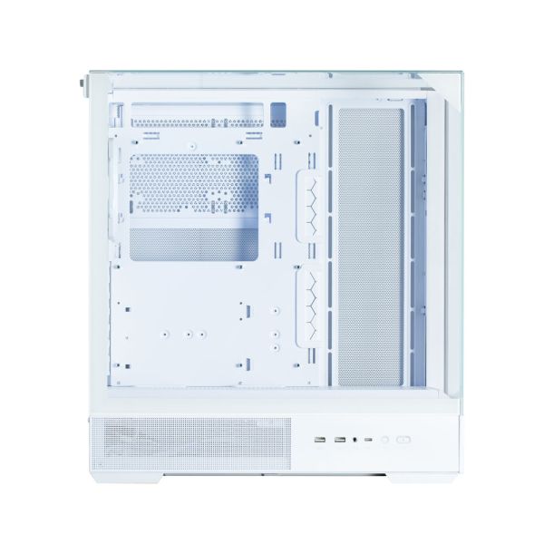 Zalman PC case P40 Prism without PSU, 2xUSB3.0, 1xUSBType-C, 1x120mm ARGB, VGA 420мм, LCS ready, TG 3x Panels, ATX, white