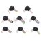 Universal Adapter 30W Power Wall Plug-in Adapter with 5V 2.1A USB Port, Tips: 6 PCS, Cable Length: About 1.2m
