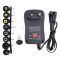 Universal Adapter 30W Power Wall Plug-in Adapter with 5V 2.1A USB Port, Tips: 6 PCS, Cable Length: About 1.2m