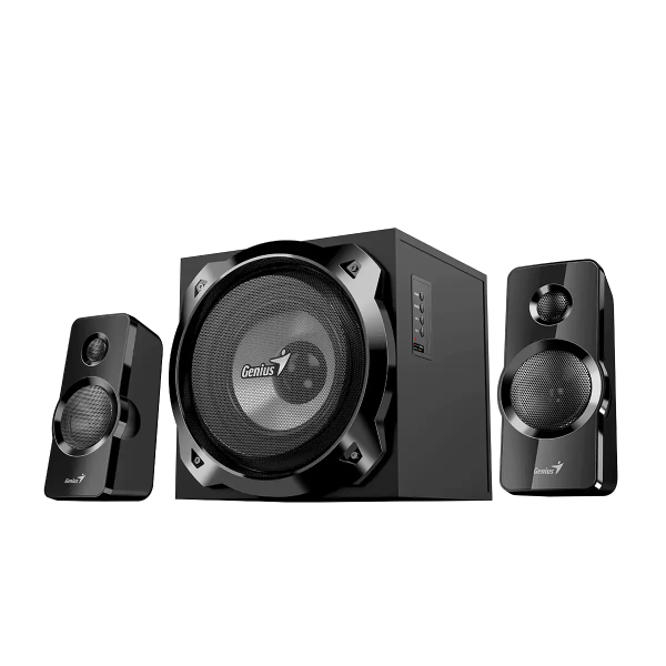 SW-2.1 1850BT, Black, Genius, 50 Watts Bluetooth Subwoofer Speaker System