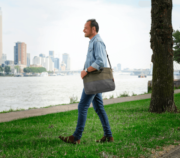 LISBOA 16" LAPTOP BAG - GREEN