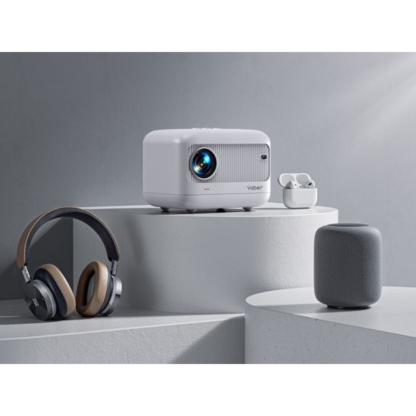 Yaber L1 Home Cinema, LCD Projector, 1280x720, 400lm, White