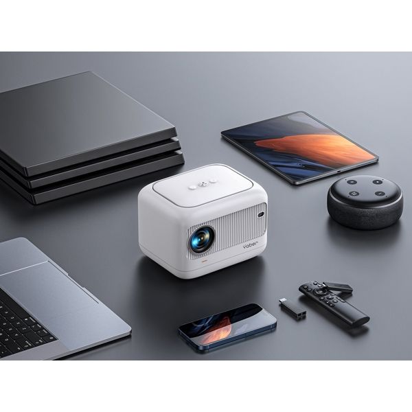 Yaber L1 Home Cinema, LCD Projector, 1280x720, 400lm, White