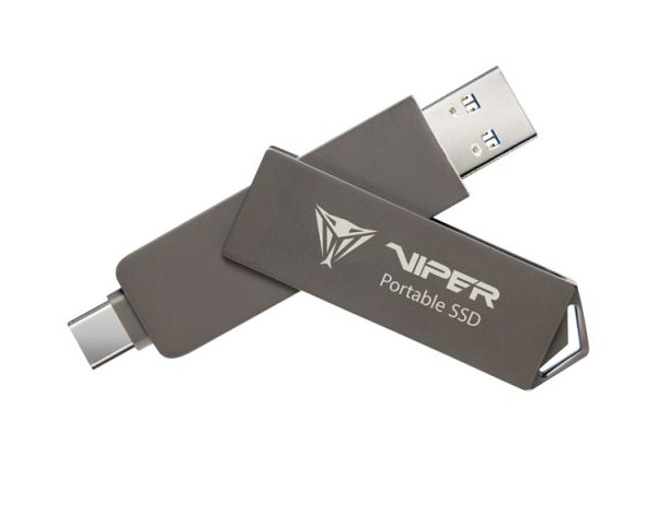 External Hard Drive: Patriot PVP30 1TB Duo Compact External Portable SSD Black - PVP301TB28UDG