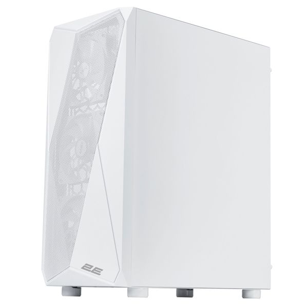 2E GAMING PC case Aruba G3313W, without PSU, 1xUSB3.0, 2xUSB2.0, 5x120mm ARGB, VGA 330mm, LCS ready, HUB, TG Side Panel, ATX, white