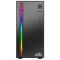 Case ALLX AX-B1735, Computer Case, Micro-ATX, ITX, USBx2, AUDIO, Black