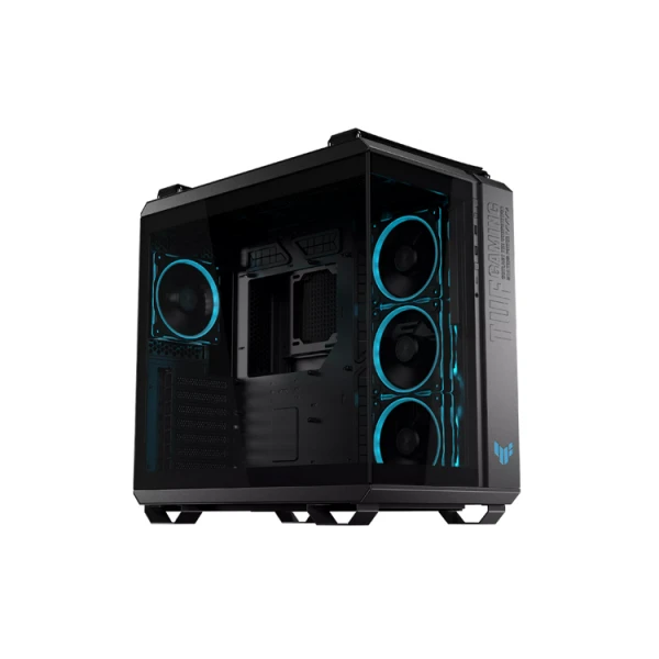 ASUS TUF Gaming GT502 Horizon TG ARGB – Mid Tower | ATX/mATX/Mini-ITX | TG | Dual Chamber Design | 4×120mm ARGB Fans | GPU 400mm | CPU Cooler 163mm | 360mm Radiator | Black