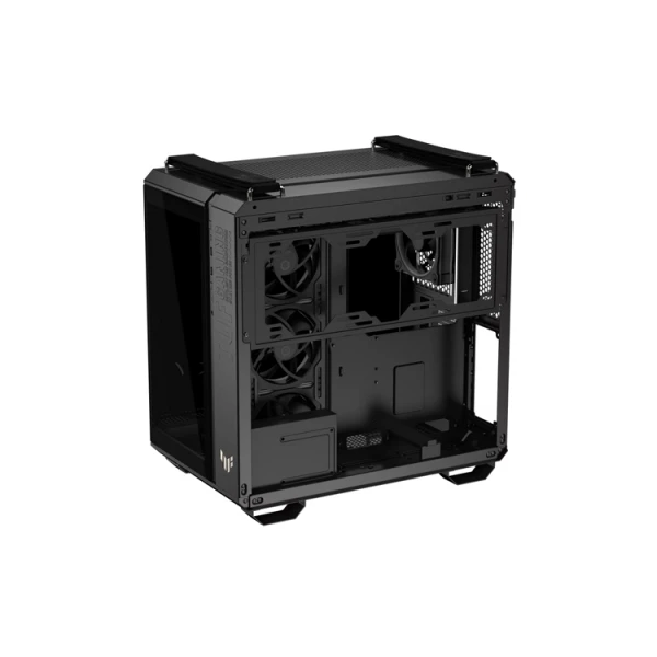 ASUS TUF Gaming GT502 Horizon TG ARGB – Mid Tower | ATX/mATX/Mini-ITX | TG | Dual Chamber Design | 4×120mm ARGB Fans | GPU 400mm | CPU Cooler 163mm | 360mm Radiator | Black