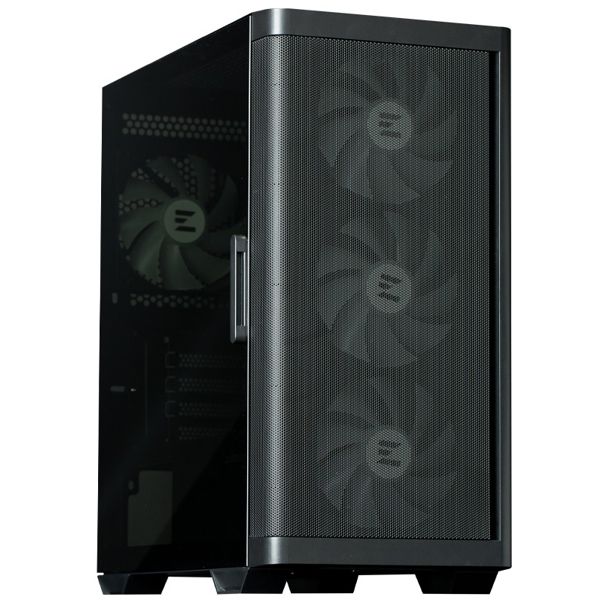 Zalman PC case M4 without PSU, 2xUSB3.0, 1xUSB2.0, 4x120mm ARGB, VGA 320mm, LCS ready, TG Side Window, mATX, black