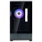 Zalman Computer case P30 Black V2, without PSU, 1xUSB3.0, 1хUSB Type-C, 3x120mm ARGB, TG Front/Side Panel, mATX, Black