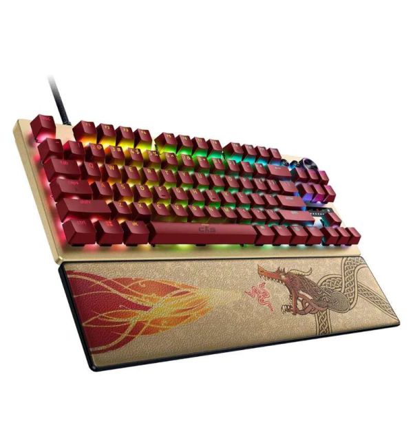 Razer Keyboard Huntsman V3 Pro TKL, 84key Analog Optical Switches, USB-A, EN, RGB, Counter-Strike 2 Ed.