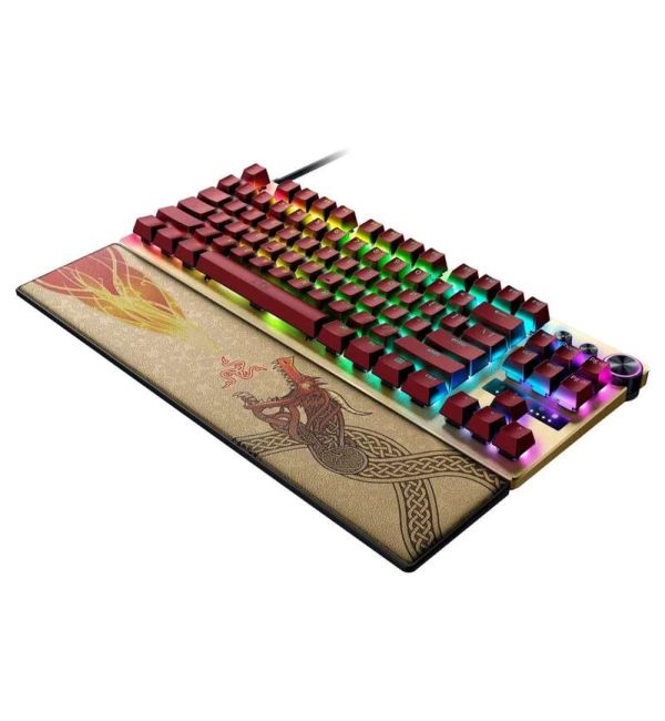 Razer Keyboard Huntsman V3 Pro TKL, 84key Analog Optical Switches, USB-A, EN, RGB, Counter-Strike 2 Ed.