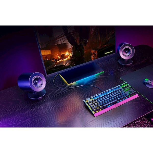 Razer Multimedia speaker Nommo V2 X 2.0, USB-A/BT, black