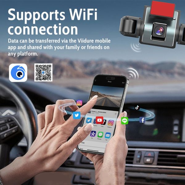 BDI 4 Channel Car Dash Camera 360